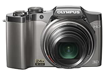 OLYMPUS デジタルカメラ SZ-30マルチレコーディング シルバー 1600万画素 光学24倍ズーム 広角25mm 3.0型液晶 3Dフォト機能 フルハイビジ