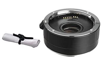 Canon EOS Rebel t3i 2 x Teleconverter (4要素) + Nwv Directマイクロファイバークリーニングクロス。（中古品）