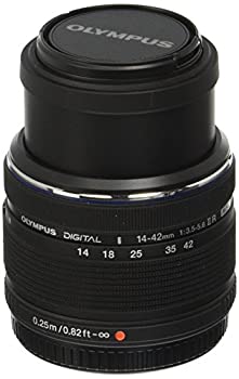 Olympus M.Zuiko Digital - Zoom lens - 14mm - 42 mm - f/3.5-5.6 II R - Micro Four Thirds - for Olympus E-P1  E-P2  E-P3  E-PL1  E-PL1s （中古品）