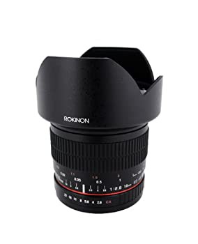 Rokinon Canon EF-Sタイプ用超広角レンズ 10mm F2.8 ED AS NCS SC Canon一眼レフカメラ用（中古品）