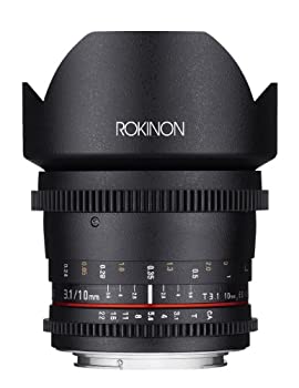 Rokinon Cine CV10M-MFT 10mm T3.1シネ広角レンズ オリンパス/パナソニックマイクロ4/3カメラ用（中古品）