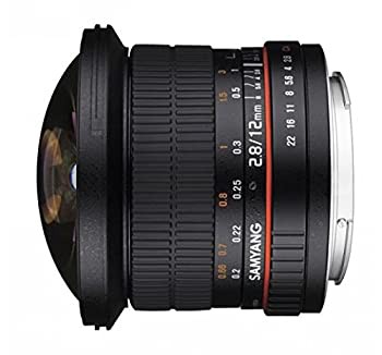 SAMYANG 単焦点魚眼レンズ 12mm F2.8 フィッシュアイ ソニーαE用 フル