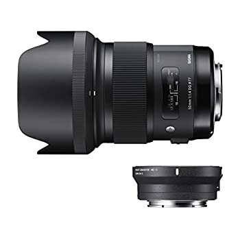SIGMA Art 50mm F1.4 DG HSM シグマ用 &amp; マウントコンバーター MC-11 SA-E用 レンズキット（中古品）