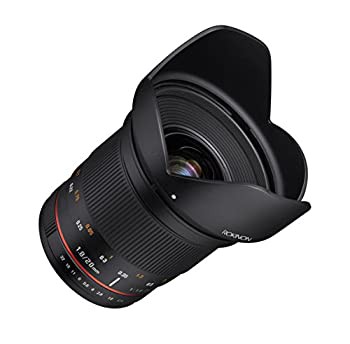 Rokinon 20 - 20mm F / 1.8 - 22固定Prime 20mm広角レンズfor Canon EF、ブラック(rk20?m-c)（中古品）