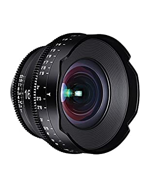 Rokinon Xeen 16?mm t2.6?Professional Cineレンズfor Canon EF、ブラック(xn16-c)（中古品）