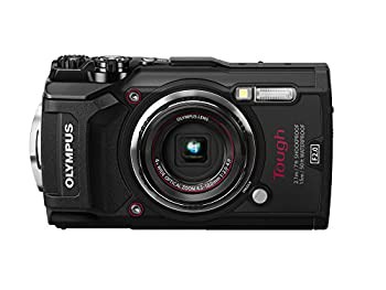 OLYMPUS デジタルカメラ Tough TG-5 ブラック 1200万画素CMOS F2.0 15m 防水 100kgf耐荷重 GPS+電子コンパス&内蔵Wi-Fi TG-5 BLK（中古