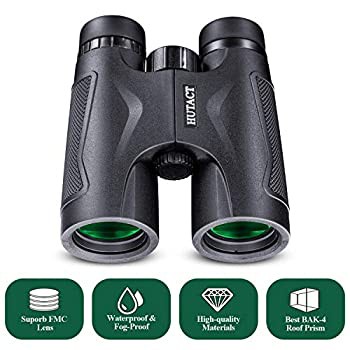 HUTACT Binoculars for Bird Watching Ultra HD 10X42 for Adults Compact FMC Complete Multi Coated Lenses Suitable for Outdoor