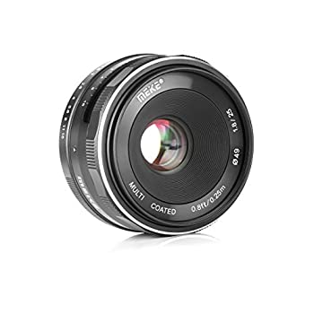 Meike MK-25mm-F1.8大口径広角マニュアル フォーカス APS-Cカメラレンズ for Sony E-mount（中古品）