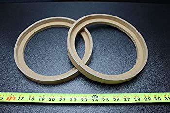 MDF スピーカーリングスペーサー 8 BZ ベゼル インチ 木製 厚さ3/4 ファイバーグラスボックス RING-8BZ（中古品）の通販は 16,705円