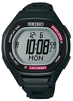 セイコー(SEIKO) スーパーランナーズ S611 ブラック×ピンク SBEG009（中古品）