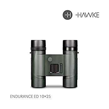 Hawke Sport Optics Endurance ED コンパクト 10x25 双眼鏡 グリーン 36111（中古品）