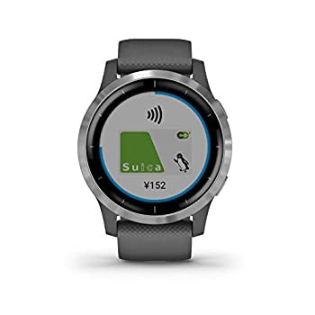 GARMIN vivoactive 4 Shadow Gray/Silver 010-02174-07（中古品）