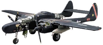 アメリカレベル 1/48 P-61 ブラックウィドウ 07546 プラモデル（中古品）