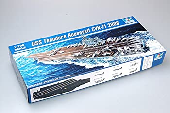 Trumpeter 1/700 USS Theodore Roosevelt CVN71 Aircraft Carrier 2006 Model Kit by Trumpeter（中古品）