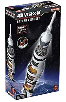 4Dビジョン　サターンV型ロケットモデル　Famemaster社【並行輸入】（中古品）