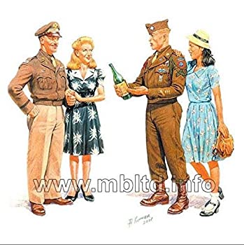 EUROPE 1945 + CIVILIANS WOMEN 4FIG 1/35 MASTER BOX 3514.（中古品）