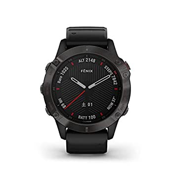 GARMIN(ガーミン) fenix 6 Sapphire Black 音楽再生機能 マルチスポーツ型GPSウォッチ 最大13日間稼働（中古品）｜au  PAY マーケット