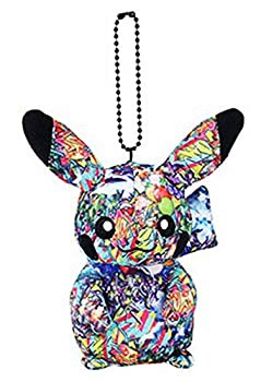 マスコット ぬいぐるみ キーホルダー ピカチュウ ポケモンセンター 渋谷 限定　グラフィティアート　Number-D（ナンバー -ディー）コラボ