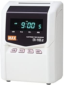 マックス タイムレコーダ ER-110S3（中古品）の通販は