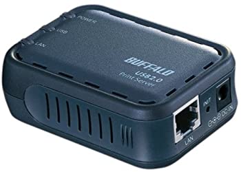 BUFFALO 双方向通信対応プリントサーバ LPV3-U2S（中古品）