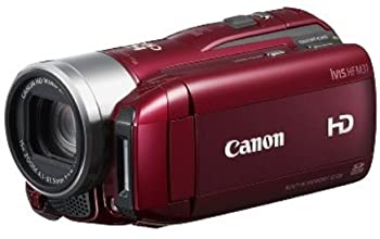 Canon フルハイビジョンビデオカメラ iVIS HF M31 レッド IVISHFM31RD (内蔵メモリ32GB)（中古品）