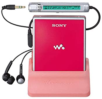 SONY　ソニーMZ-E620（-R） レッド系　ポータブルMDプレーヤー　MDLP対応　（MD再生専用機/MDウォークマン）（中古品）