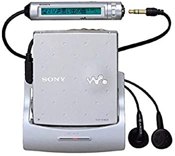 SONY　ソニー　MZ-E909（S)　シルバー系　ポータブルMDプレーヤー　MDLP対応　（MD再生専用機/MDウォークマン）（中古品）