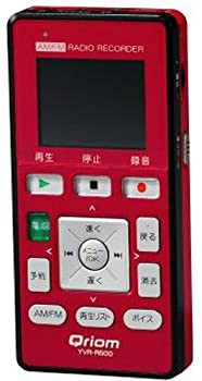 Qriom キュリオム ラジオボイスレコーダー レッドYVR-R500(R)（中古品）の通販はその他家電