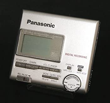 Panasonic パナソニック SJ-MR100-S シルバー ポータブルMDレコーダー MDLP非対応 （MD録音再生兼用機/録再/MDウォークマン/MDプレーヤー）（中古品）
