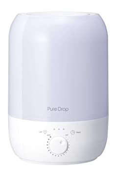 スリーアップ 大容量アロマ加湿器 ピュアドロップ ホワイト HF-T1823WH（中古品）