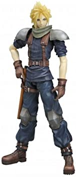 CRISIS CORE FINAL FANTASYVII PLAY ARTS クラウド・ストライフ(PVC塗装済みアクションフィギュア)（中古品）