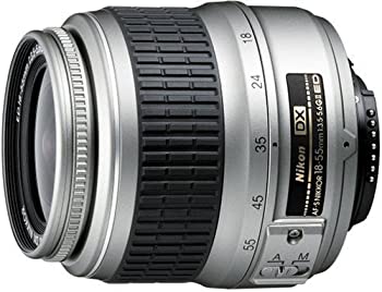 Nikon AF-S DX ズームニッコール ED 18-55mm F3.5-5.6 G II シルバー デジタル専用（中古品）