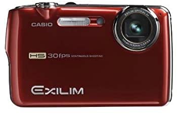 CASIO デジタルカメラ HI-SPEED EXILIM EX-FS10 レッド EX-FS10RD（中古品）