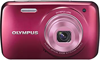 OLYMPUS デジタルカメラ VH-210 レッド 1400万画素 光学5倍ズーム DIS ハイビジョンムービー 3.0型LCD 広角26mm 3Dフォト機能 VH-210 RED（中古品）
