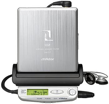 Victor JVC ポータブルＭＤプレイヤー　ＸＭ−Ｃ17Ｐ−Ｓ（中古品）