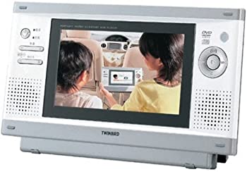 TWINBIRD DVDザバディ 7型ワイド液晶 ポータブル防水DVDプレーヤー VD-J711W ホワイト（中古品）の通販は