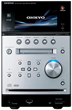 ONKYO CD/MD/HDDチューナーアンプ BR-NX8(S) /シルバー（中古品）の