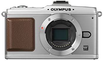 OLYMPUS マイクロ一眼 PEN E-P2 ボディ シルバー E-P2BODY-SLV（中古品）
