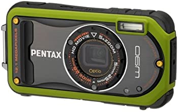 PENTAX 防水デジタルカメラ Optio W90 ピスタチオグリーン OPTIOW90PG（中古品）の通販は