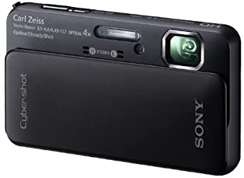ソニー SONY デジタルカメラ Cybershot TX10 1620万画素CMOS 光学ｘ4 ブラック DSC-TX10/B（中古品）