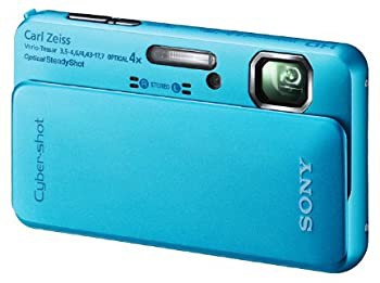 ソニー SONY デジタルカメラ Cybershot TX10 1620万画素CMOS 光学ｘ4 ブルー DSC-TX10/L（中古品）