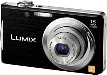 パナソニック デジタルカメラ LUMIX FH5 ブラック DMC-FH5-K（中古品）