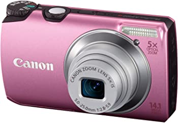 Canon デジタルカメラ PowerShot A3200 IS ピンク PSA3200IS(PK)（中古品）