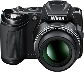 NikonデジタルカメラCOOLPIX L120 ブラック L120 1410万画素 広角25mm 光学21倍 3型液晶 単3電池対応（中古品）の通販は