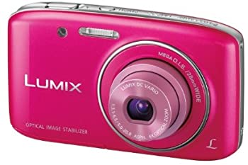 パナソニック デジタルカメラ ルミックス S2 光学4倍 ピンク DMC-S2-P（中古品）