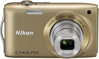 Nikon デジタルカメラ COOLPIX (クールピクス) S3300 スイートゴールド S3300GL（中古品）