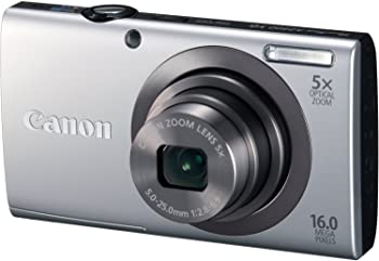 Canon デジタルカメラ PowerShot A2300 シルバー 光学5倍ズーム 約1600万画素 PSA2300(SL)（中古品）
