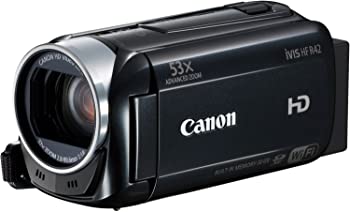 Canon デジタルビデオカメラ iVIS HF R42 光学32倍ズーム 内蔵32GBメモリー ブラック IVISHFR42BK（中古品）
