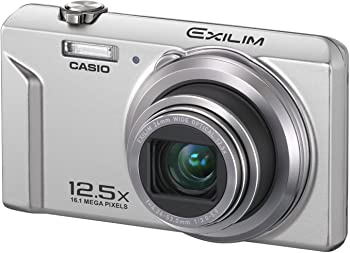 CASIO EXILIM デジタルカメラ 1610万画素CCD 広角24mm 光学12.5倍ズーム シルバー EX-ZS160SR（中古品）