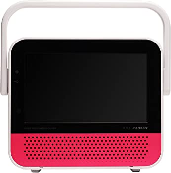 TWINBIRD ZABADY ポータブルDVDプレーヤー ピンク VD-J729P（中古品）